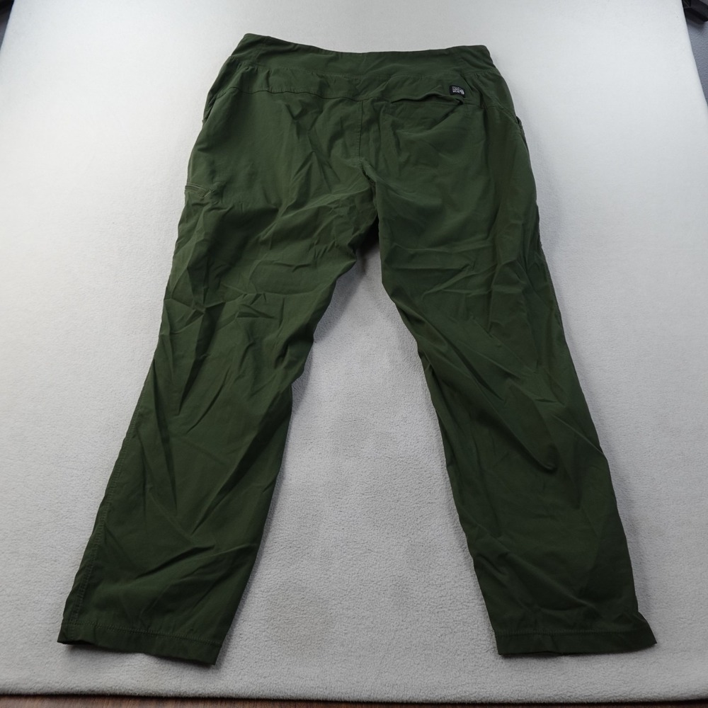 Mountain Hardwear Dynama 2 Ankle Pants Womens XL Green Pull On Outdoors Hiking - Picture 3 of 15